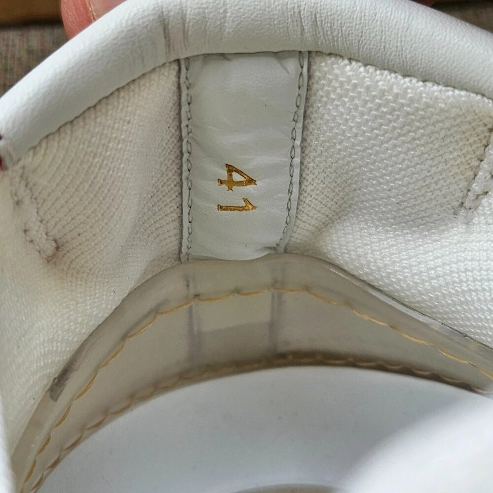 Christian Louboutin Men Shoes Sneaker Arpoador Flat Zinc/Bianco Italy Size 41 - Picture 10 of 14